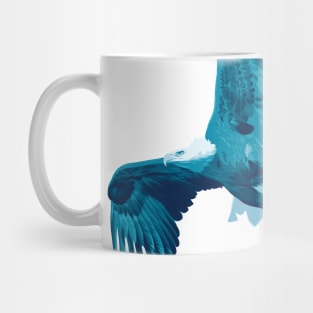 Blue Ocean Eagle Mug